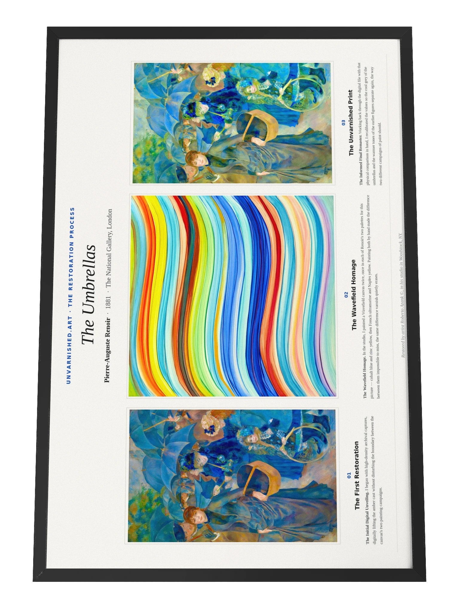 The Umbrellas — Framed Process Poster product image (1)