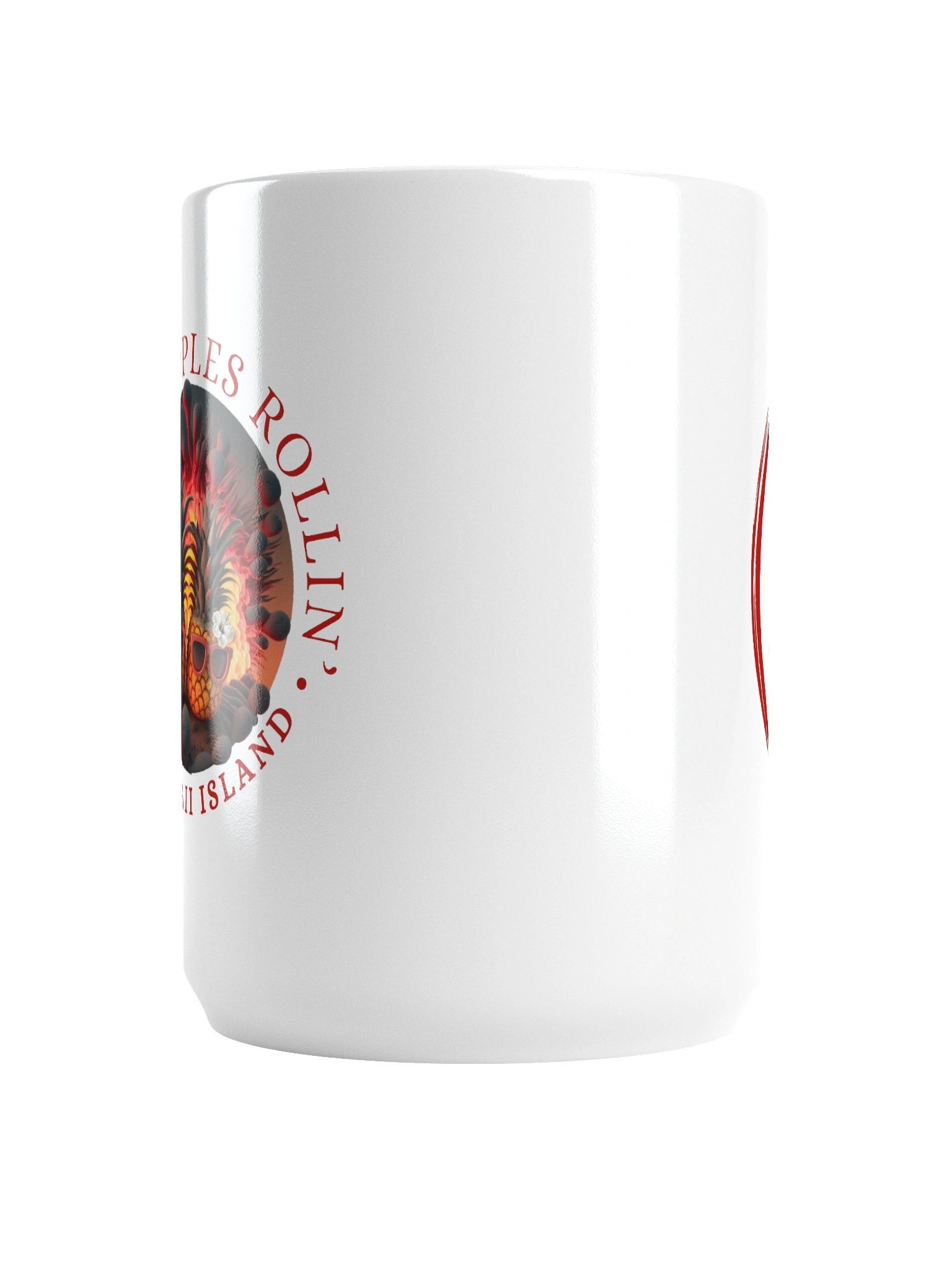 Lava Logo Mug Red Text with 2P Emblem product image (2)
