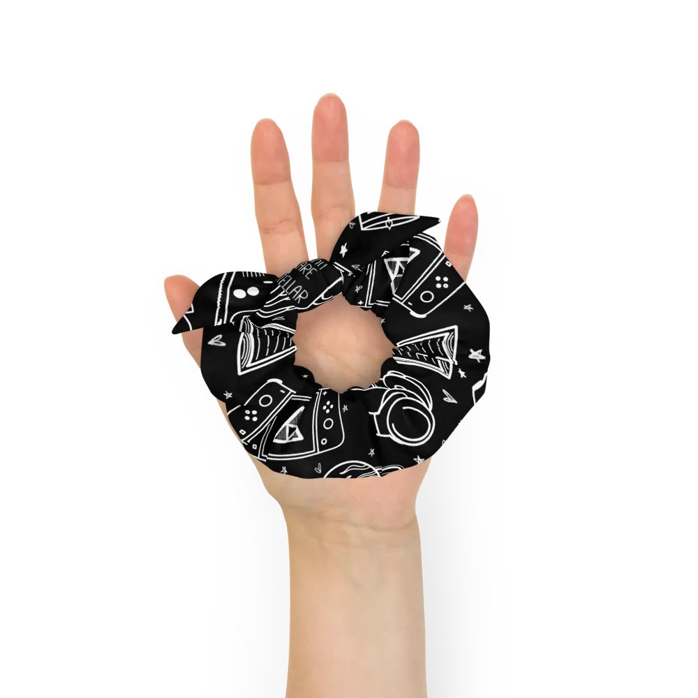 Dark Doodle Scrunchie product image (6)