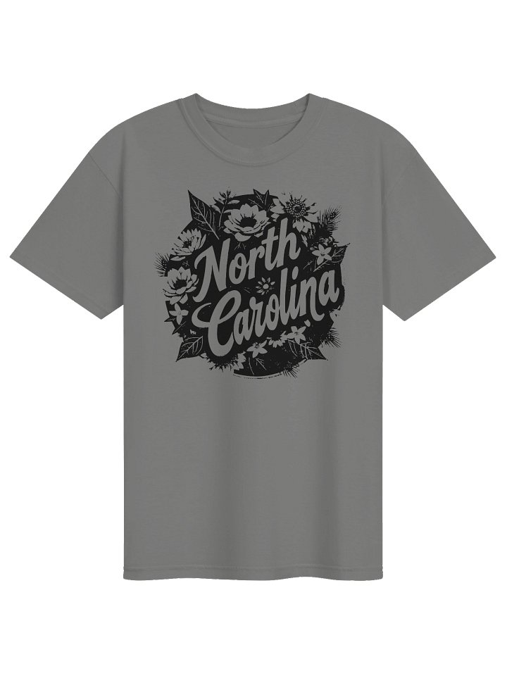 North Carolina Floral T-Shirt | Vintage State Pride Graphic Tee product image (2)