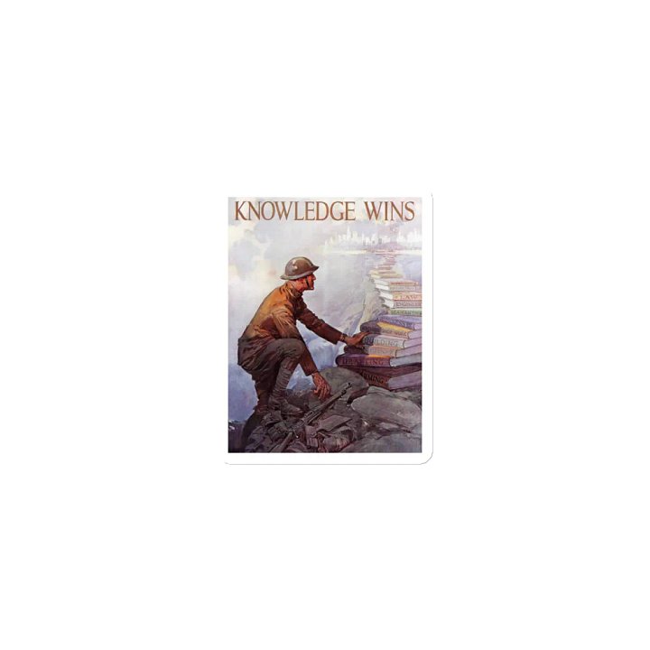 Knowledge Wins (magnet) product image (1)