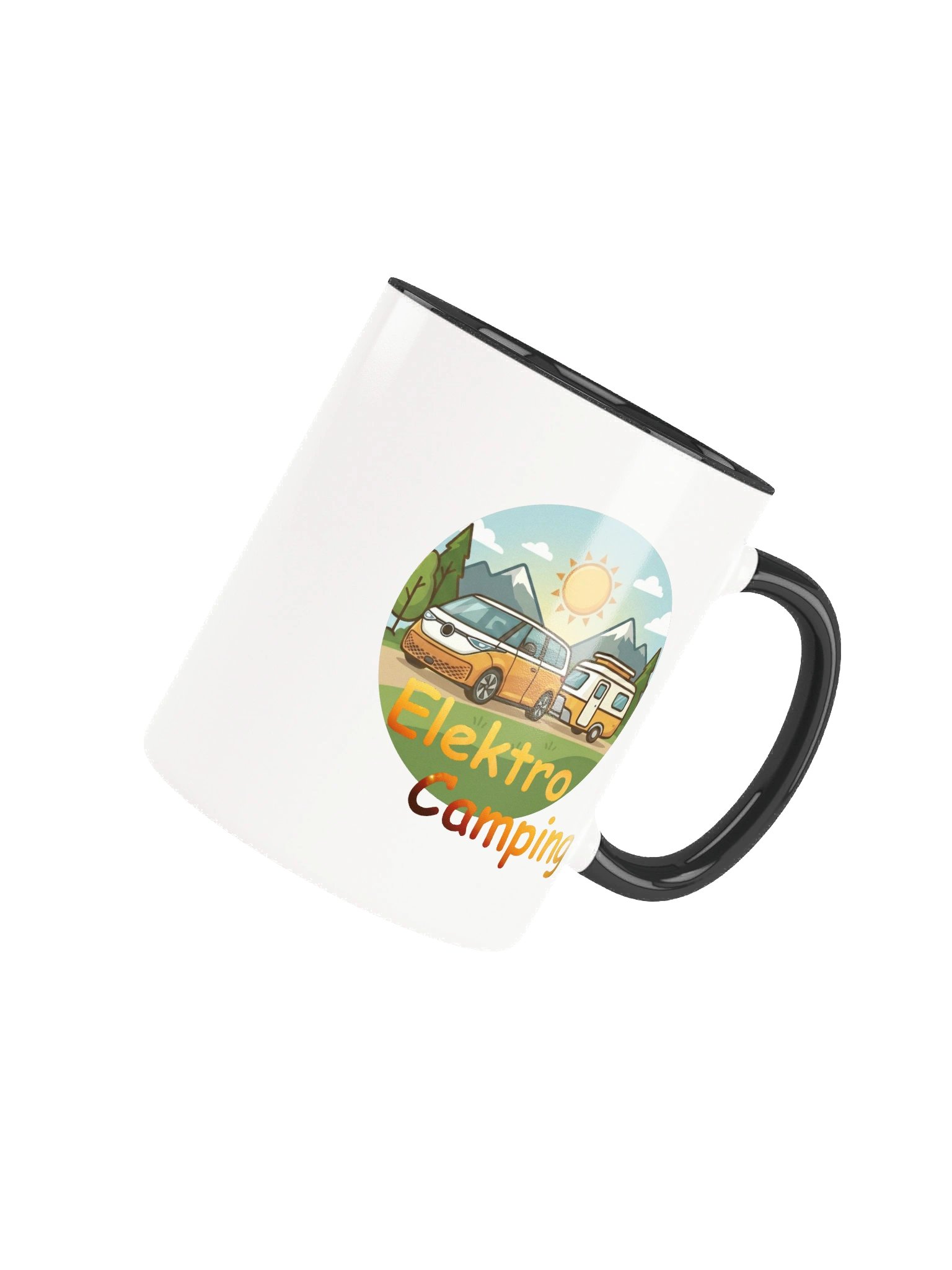 Ceramic Mug with Color Inside Elektro Camping product image (55)
