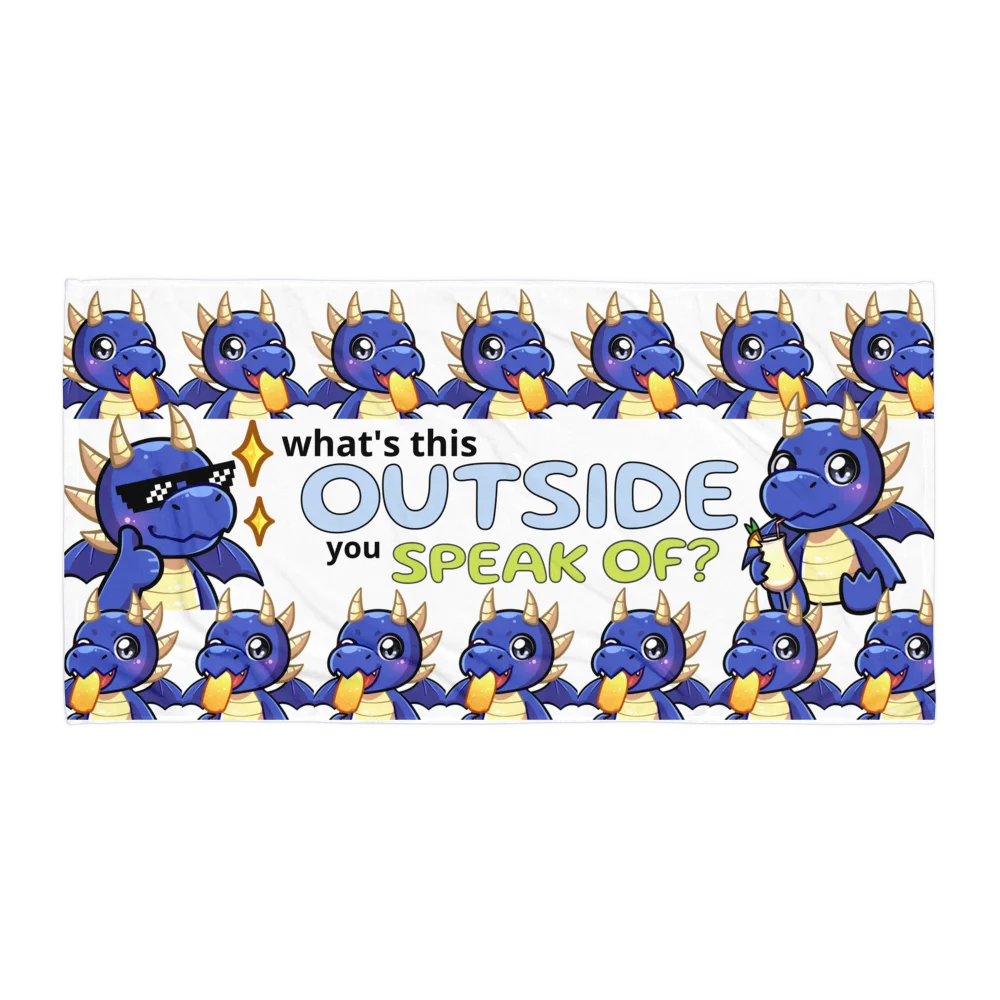 OUTSIDE? BEACH TOWEL product image (1)