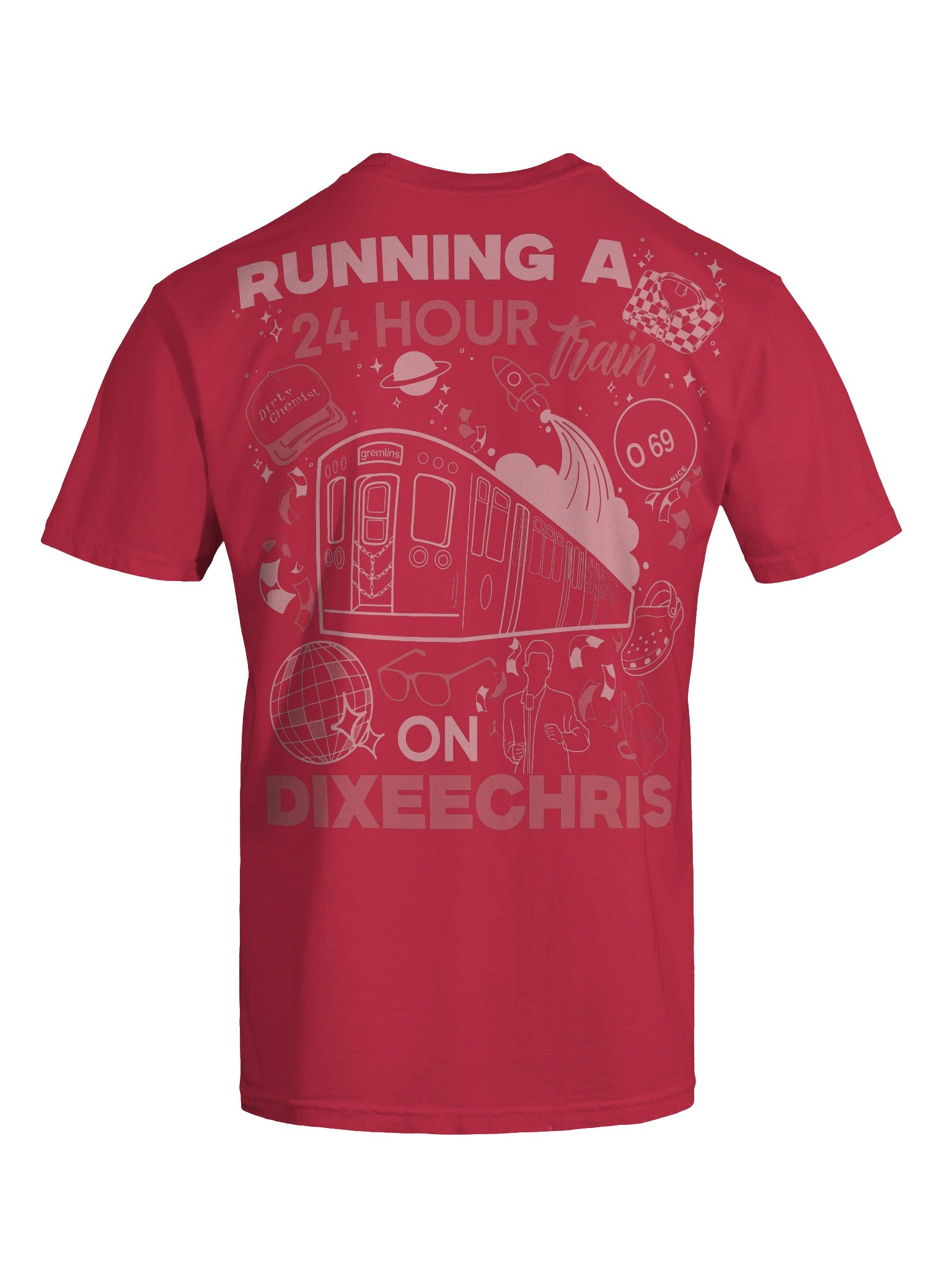 24hr Train Tee - Pink product image (5)