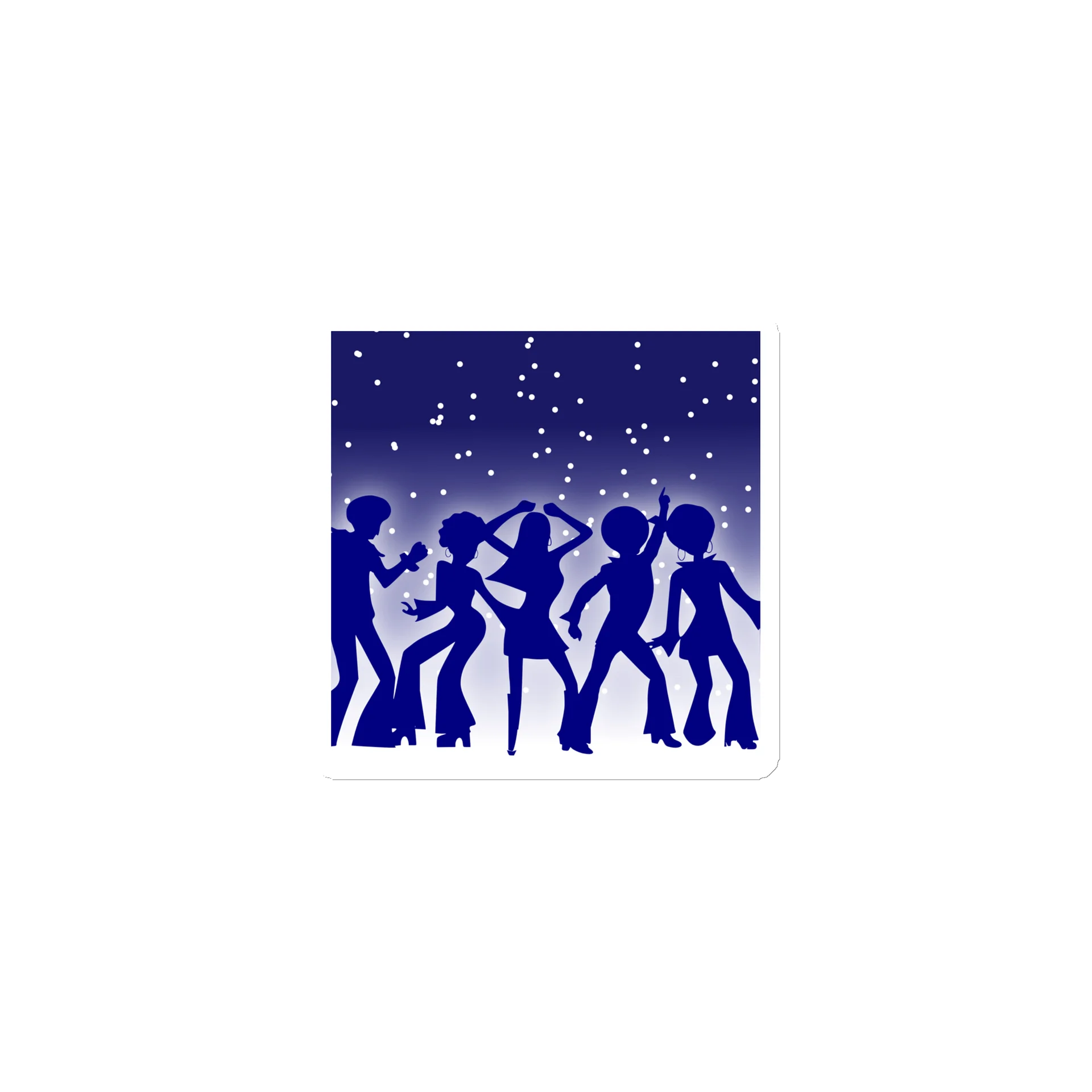 "Disco Nights" Die-Cut Magnets product image (1)