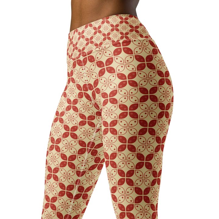 Batik Kawung Full Length Yoga Leggings product image (1)