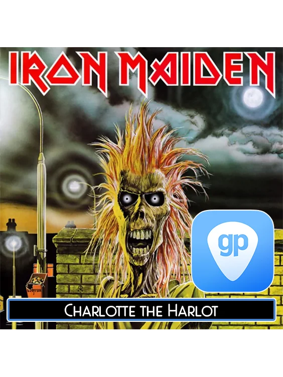 Charlotte the Harlot | PDF Tab + Guitar Pro | Iron Maiden product image (1)