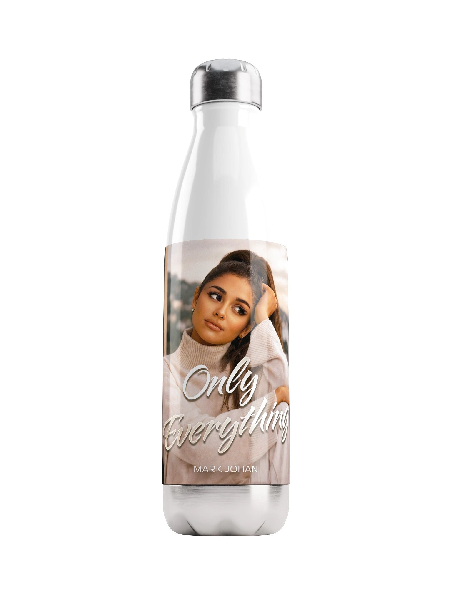 "Only Everything" Stainless Steel Water Bottle by Mark Johan (17 oz) product image (1)