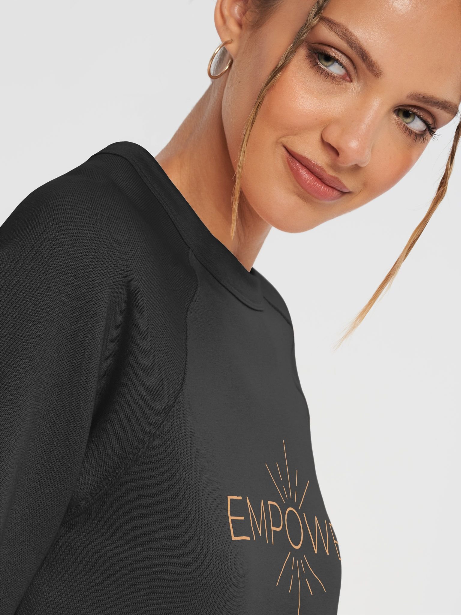 Women's Sponge Fleece Raglan Sweatshirt SFFB0101 product image (3)