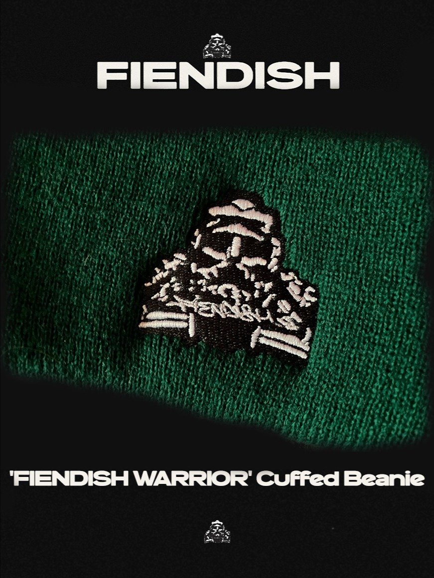 FIENDISH 'FIENDISH WARRIOR' Cuffed Beanie product image (2)