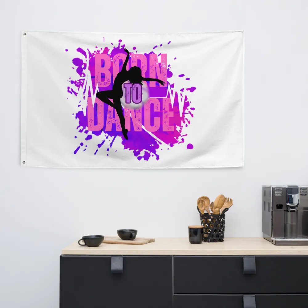 Born to Dance Her Silhouette Flag product image (6)