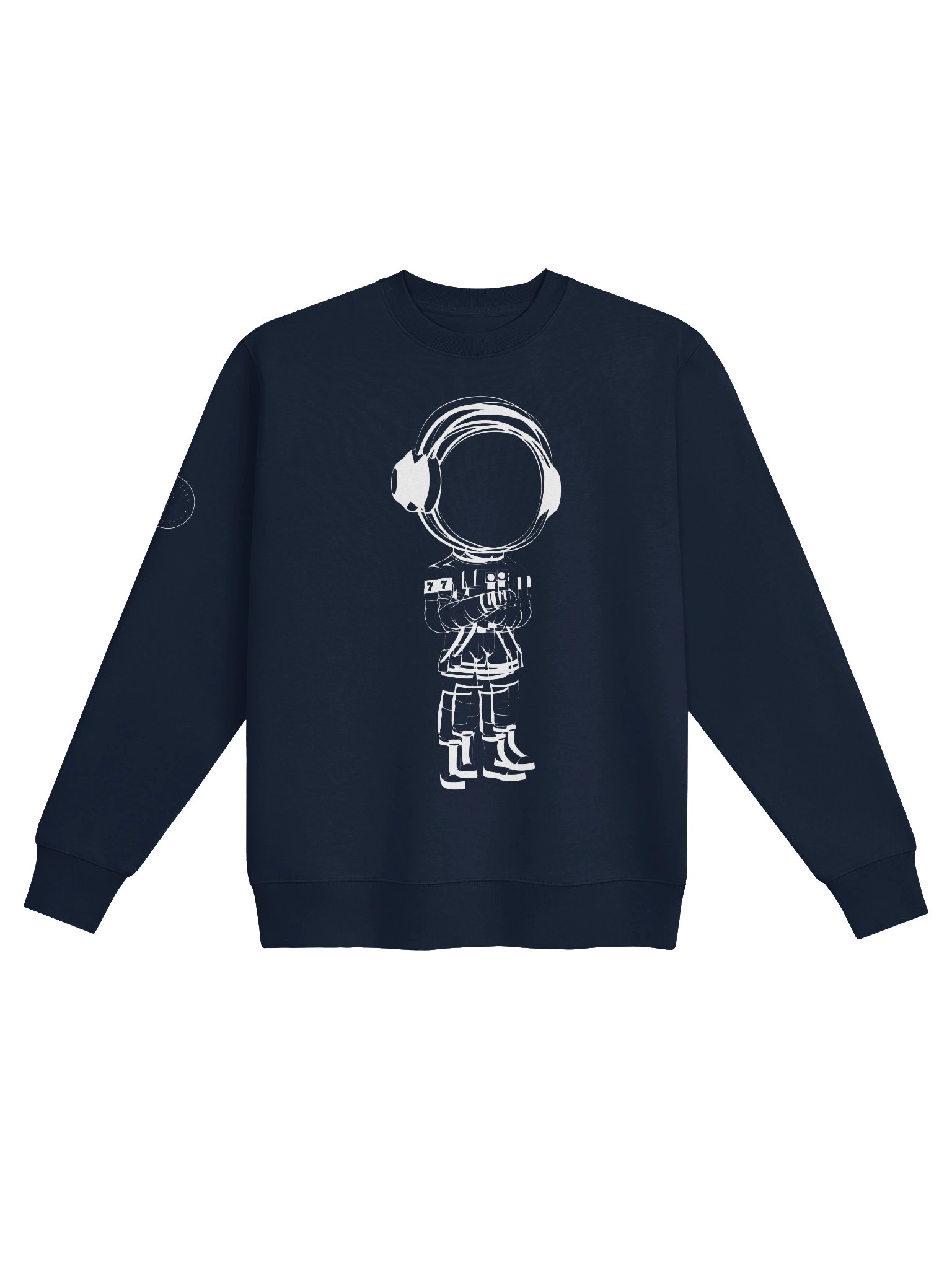 Mars City Double Vision Astronaut Logo Heavy Sweatshirt product image (1)