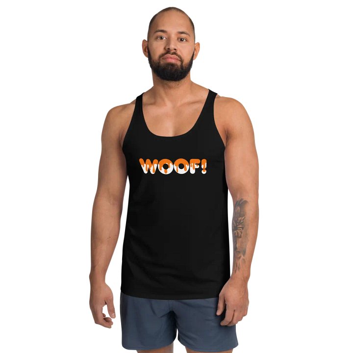 Speak Tank - WOOF! - Orange Drip product image (2)