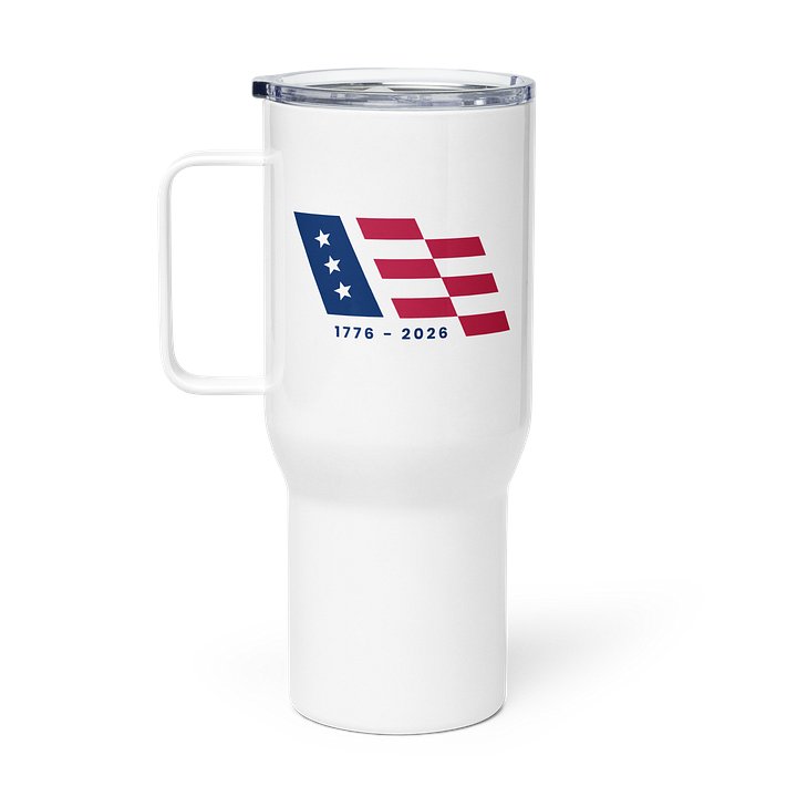 American Flag Icon Travel Mug product image (1)