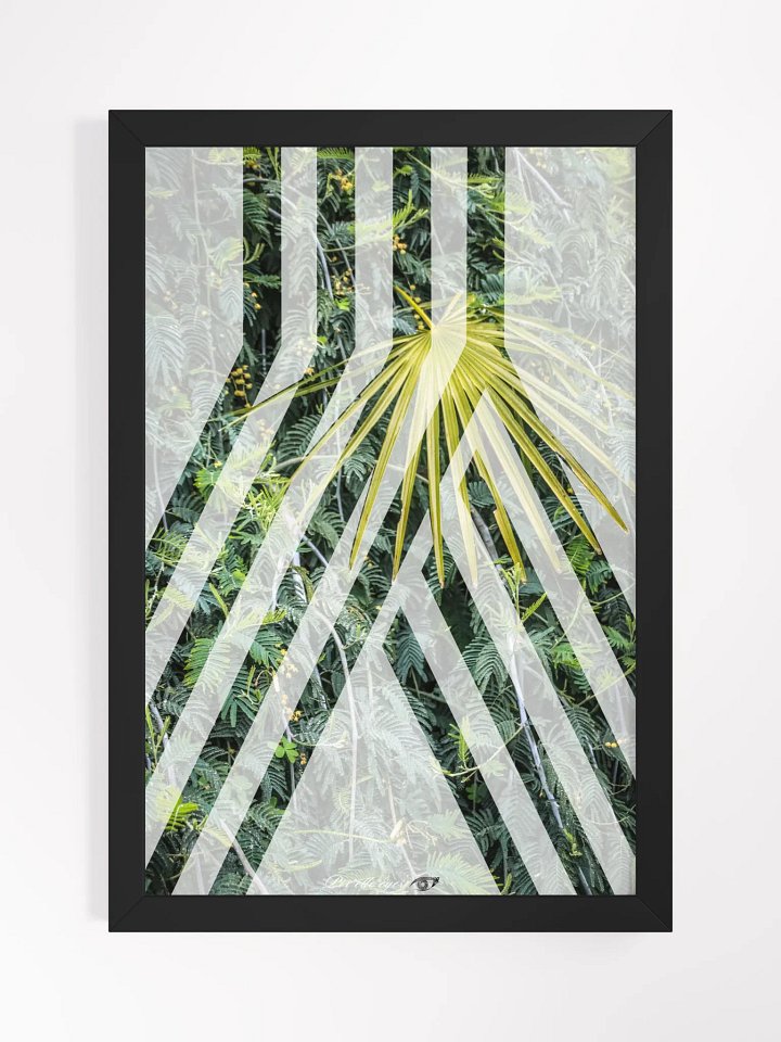 GeoGraphik Art Print – Palm Harmony, Rayol Garden product image (1)