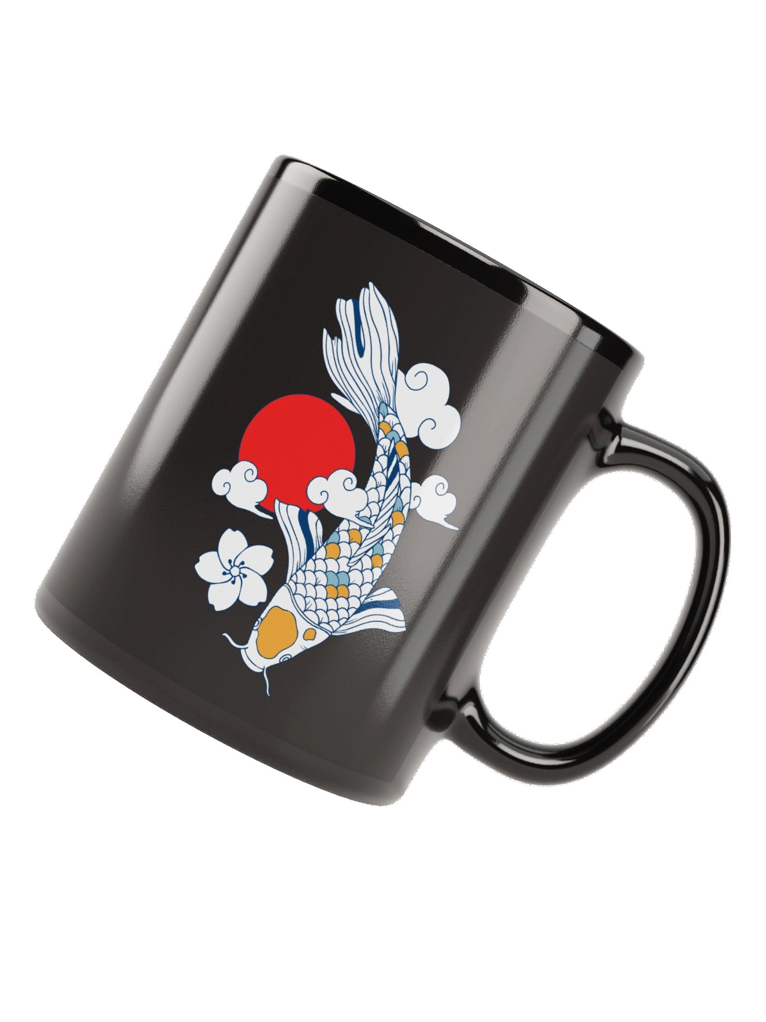 Koi Fish Black Mug product image (6)