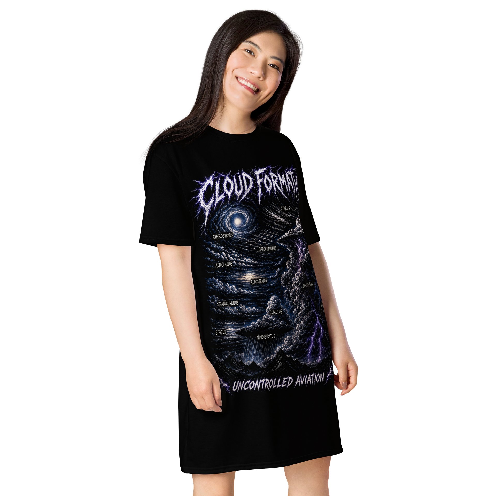 CLOUDS World Tour — Aviation Weather Line — Shirt Dress product image (4)