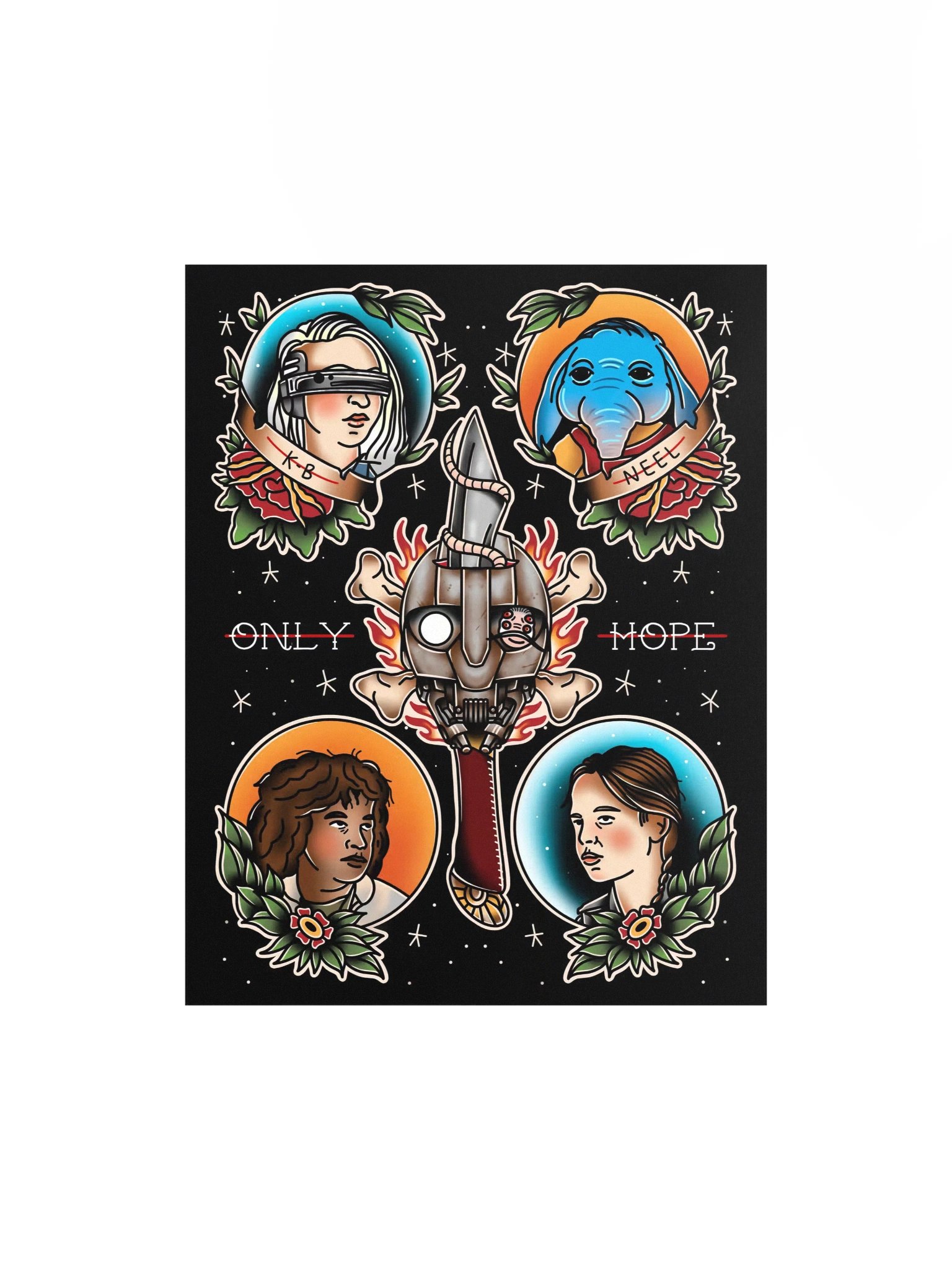 Skeleton Crew Flash - Print product image (1)