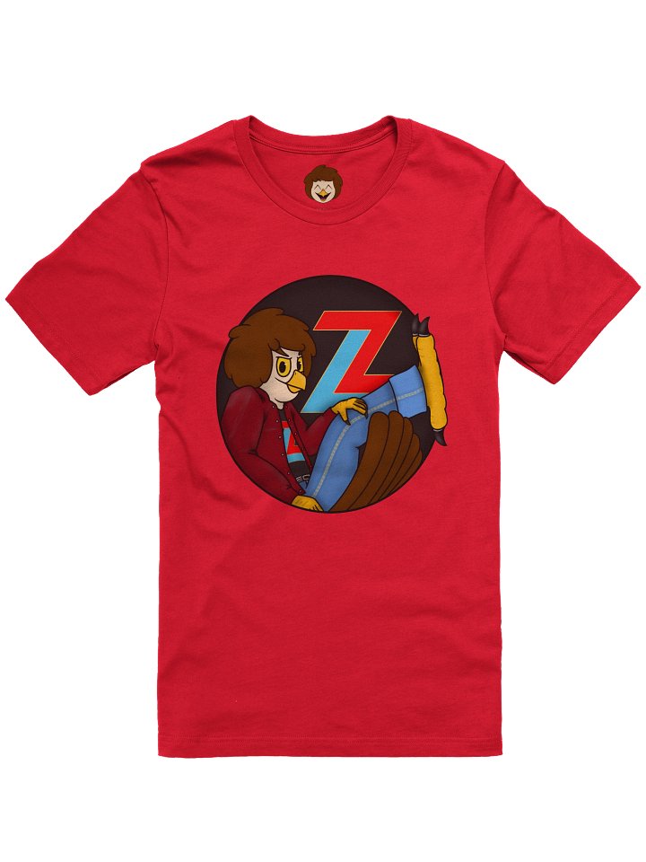 Zach Owl Red shirt product image (1)