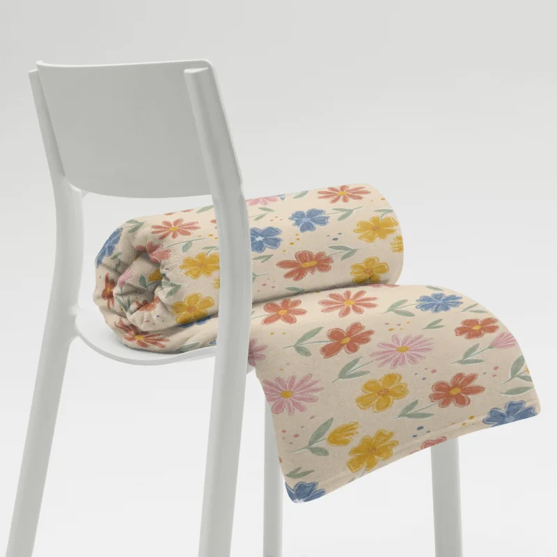 Pastel Floral Throw Blanket product image (4)