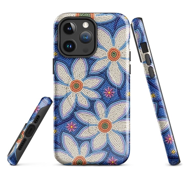 Floral Faux-Beaded iPhone® Tough Case product image (4)