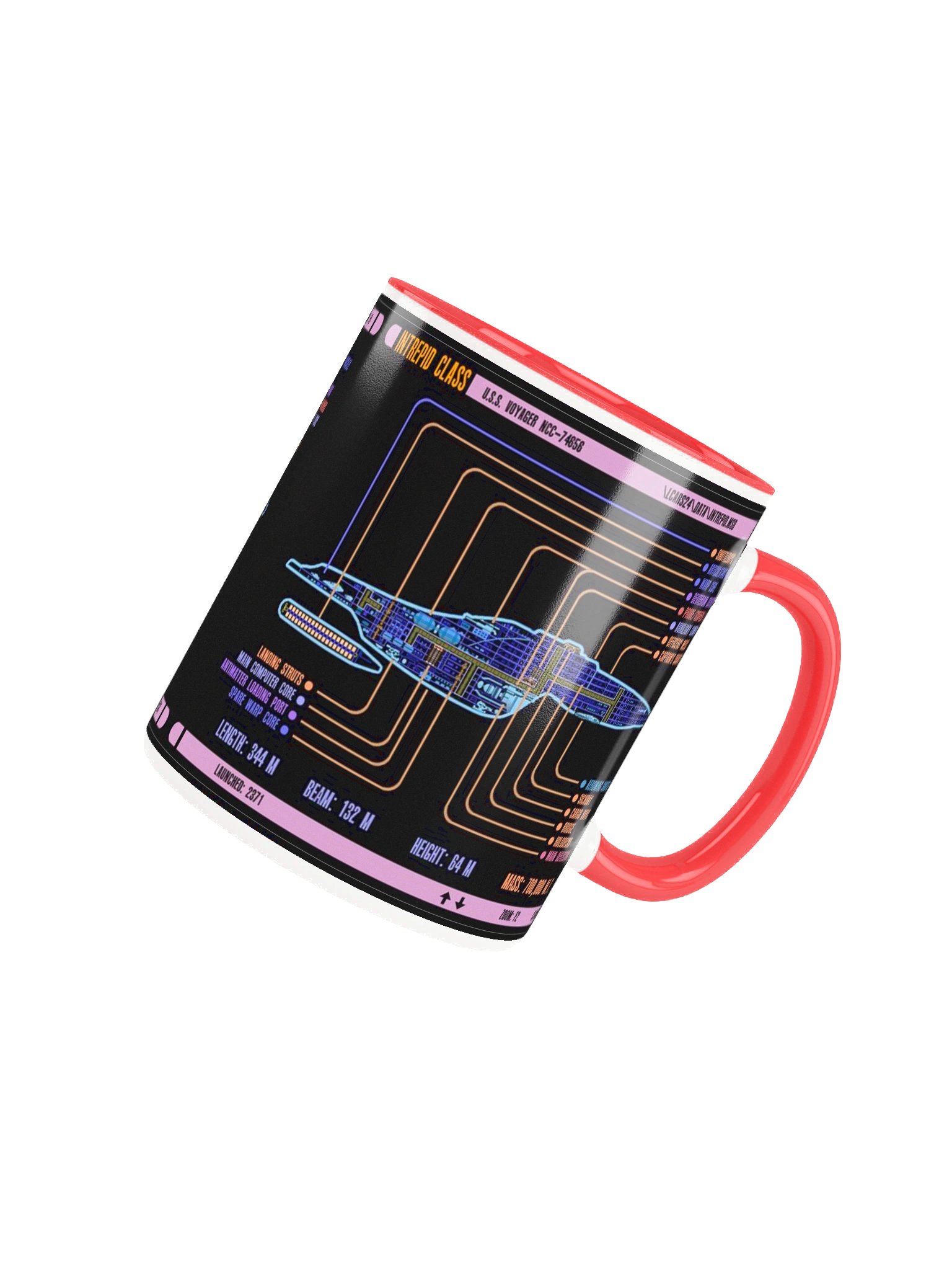 LCARS Intrepid Mug product image (35)