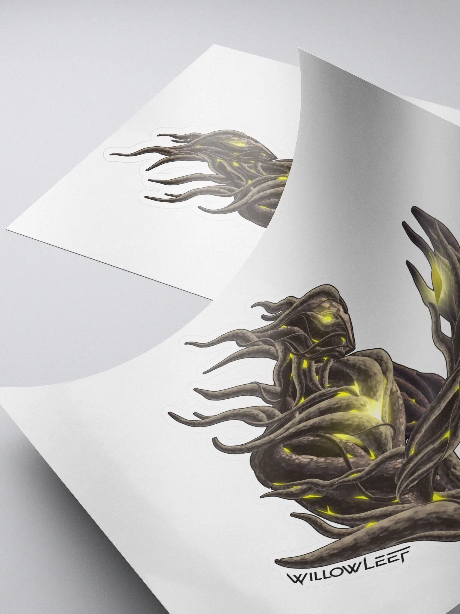 Yellow Leef Protector Sticker product image (4)