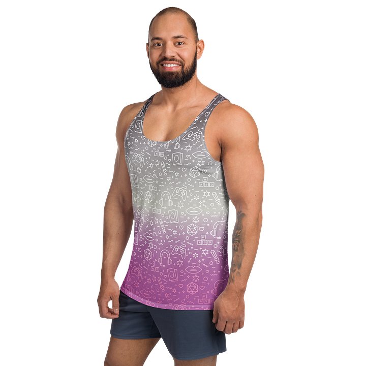 Asexual Tank 🖤🩶🤍💜 product image (2)