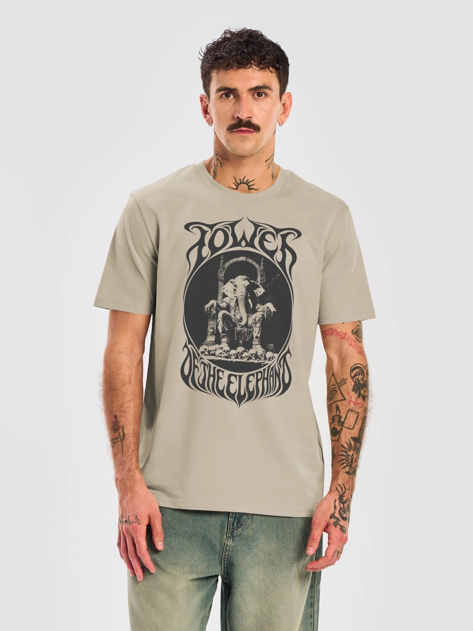 Tower of the Elephant - Conan Cimmerian, Robert E. Howard, barbarian , Yag-Kosha Logo T-Shirt product image (27)