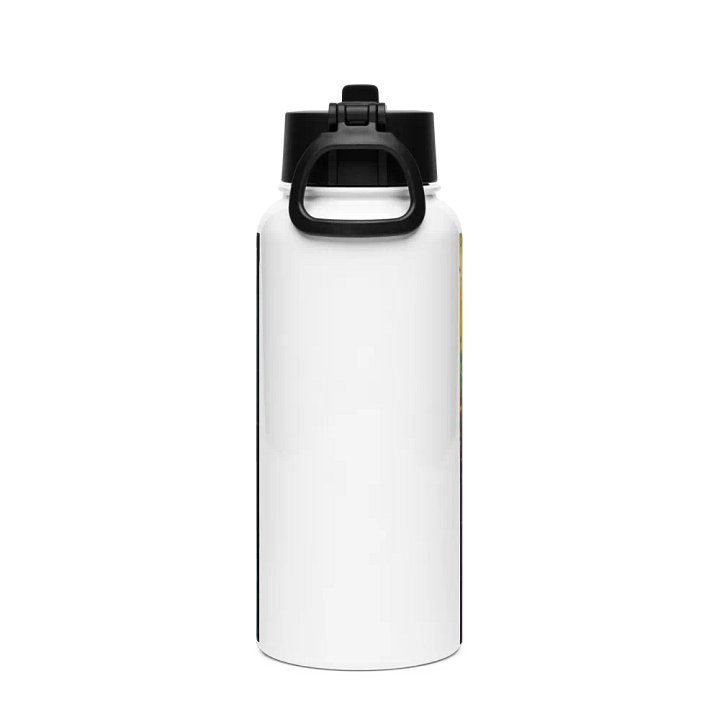 Eye Spy Metal Water Bottle with straw product image (2)