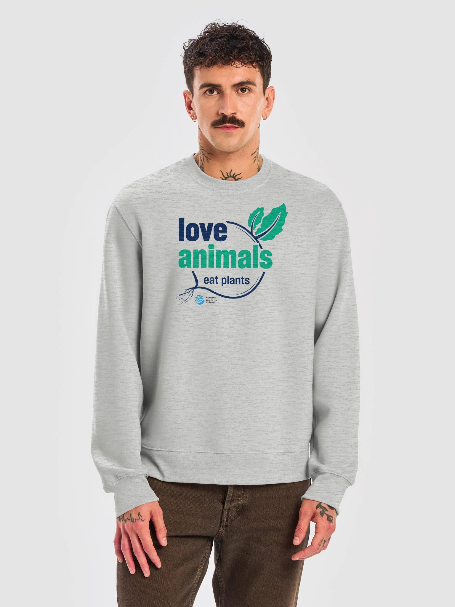 Love animals, eat plants - Sweatshirt product image (5)