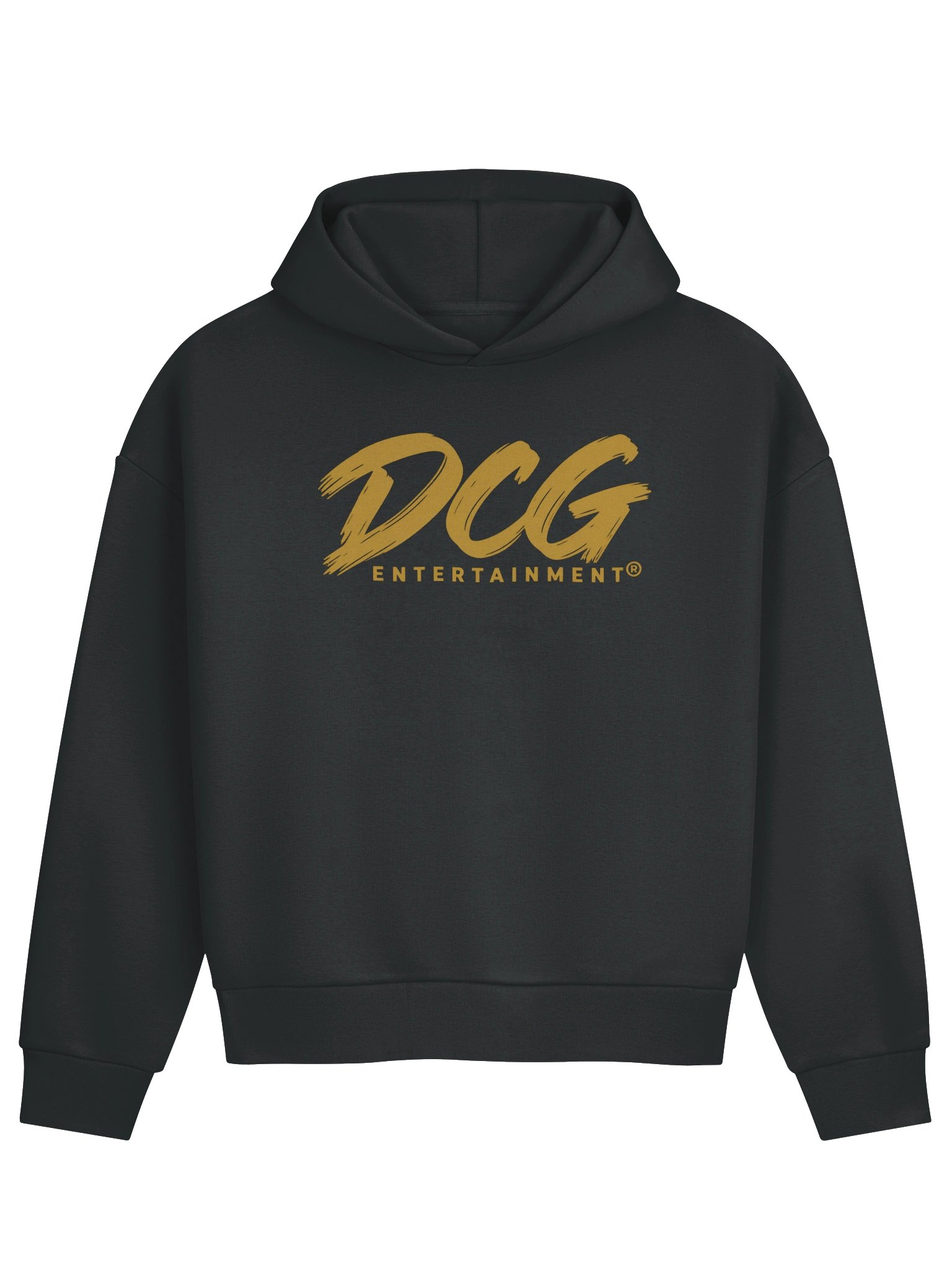 DCG Signature Heavyweight Hoodie – Gold Logo, Front & Back product image (1)