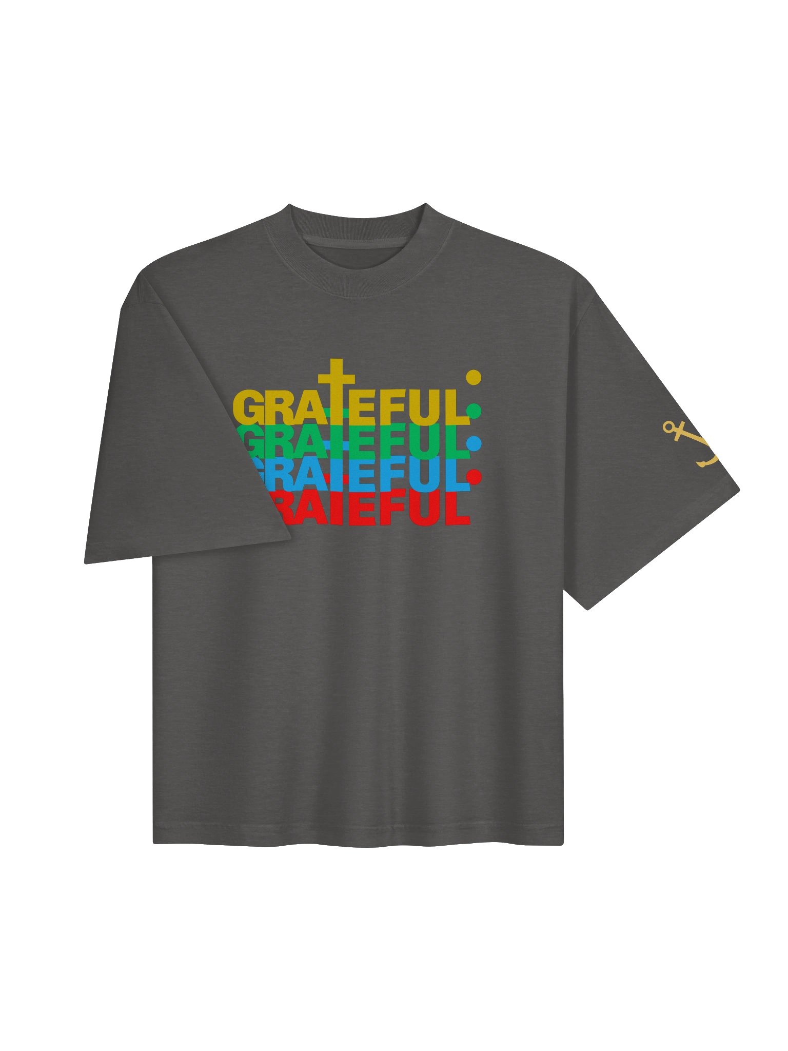 Grateful Oversized Tee (Black) product image (3)