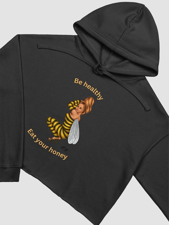 Bee-Healthy Crop Hoodie product image (2)
