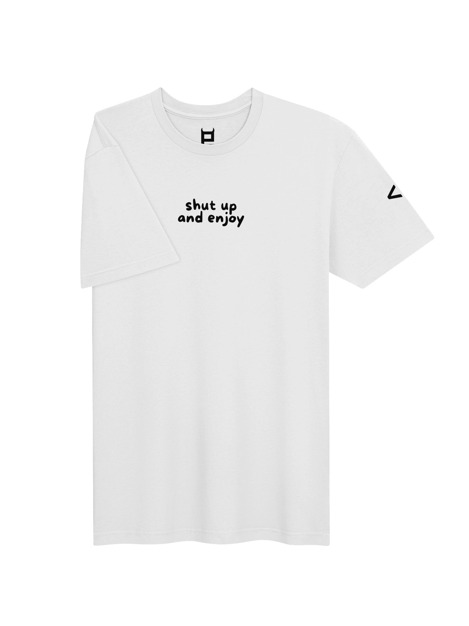 shut up and enjoy SHIRT WHITE product image (4)
