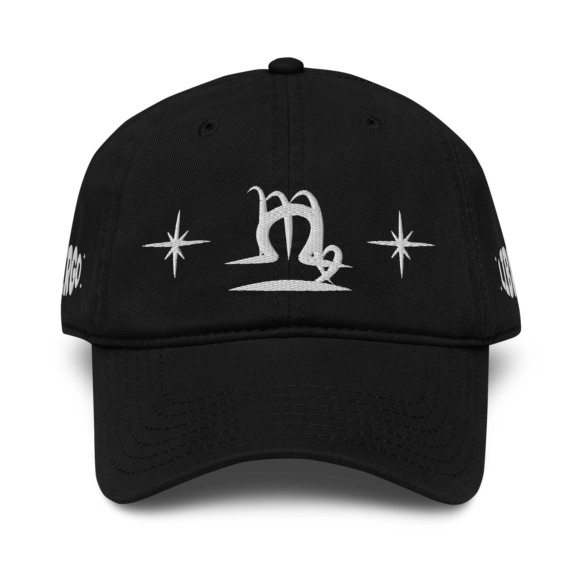 virgo libra cusp dad hat (white) product image (1)