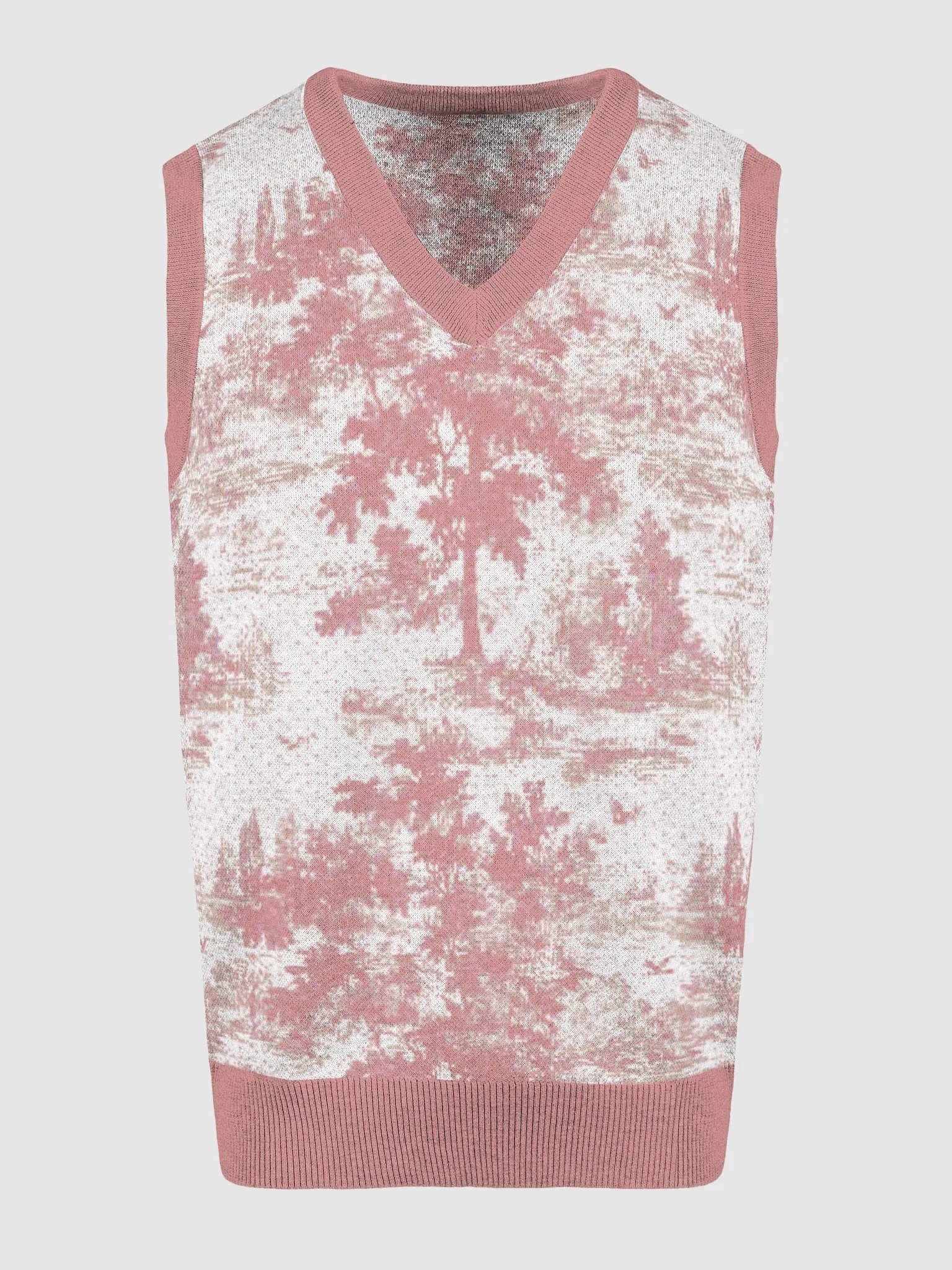 Nature's Embrace Knitted V-Neck Vest product image (5)