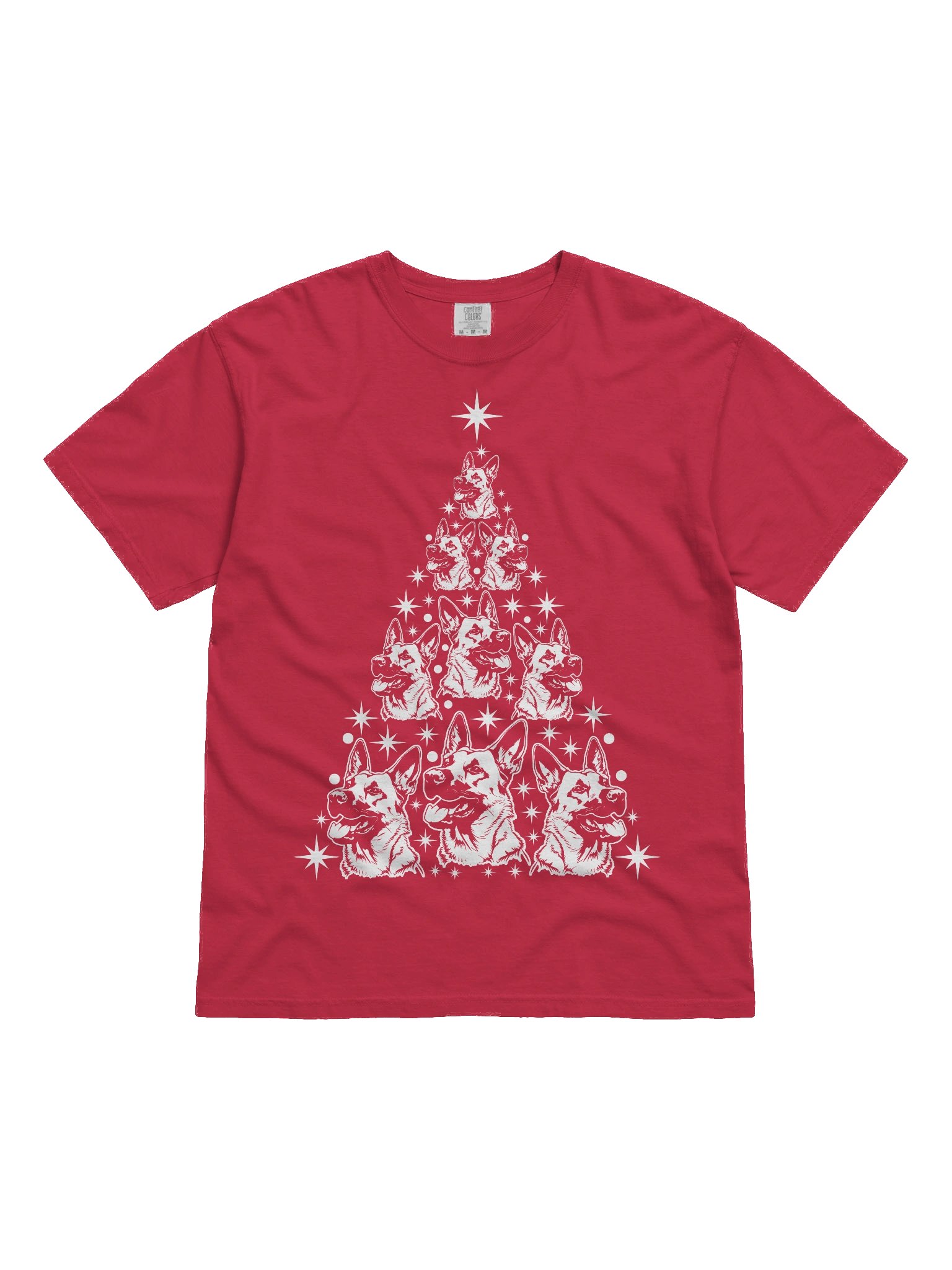 Belgian Malinois Christmas Tree T-Shirt product image (2)