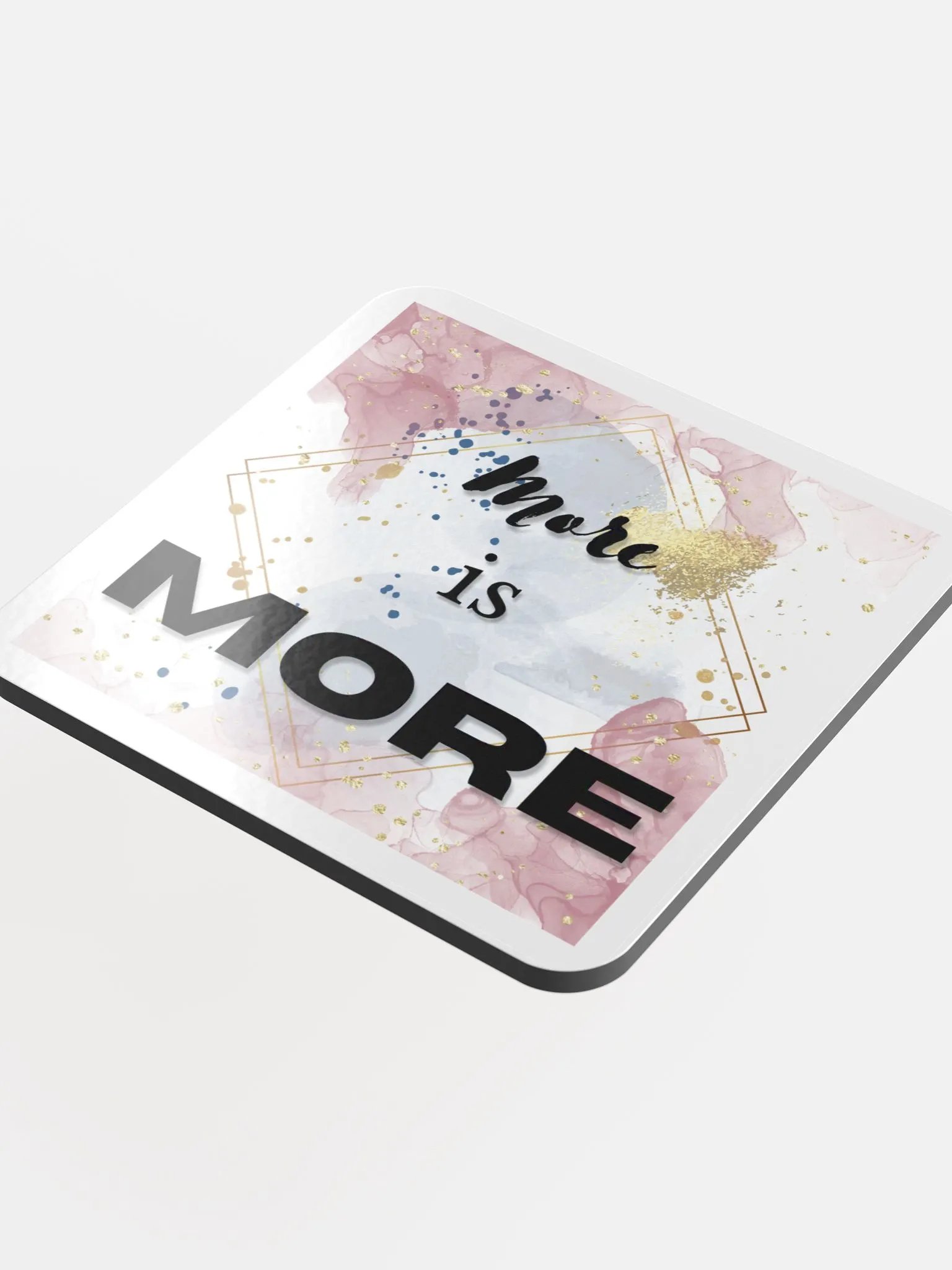 More Is MORE Pink Coaster product image (4)