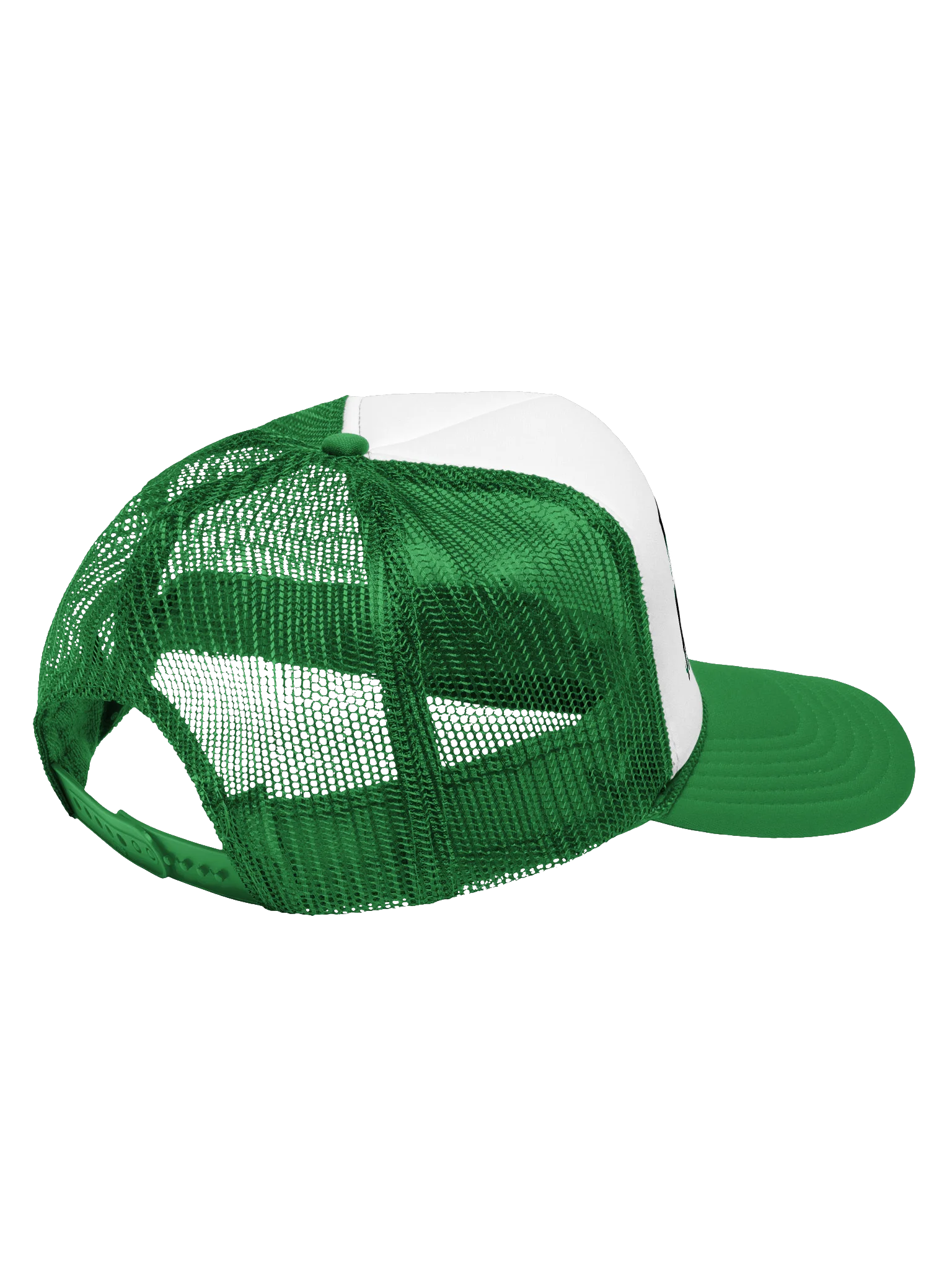 KEVBO "202 Records" Green + White FOAM Trucker hat product image (4)