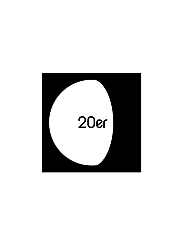 20er (Die-Cut Magnet) product image (3)