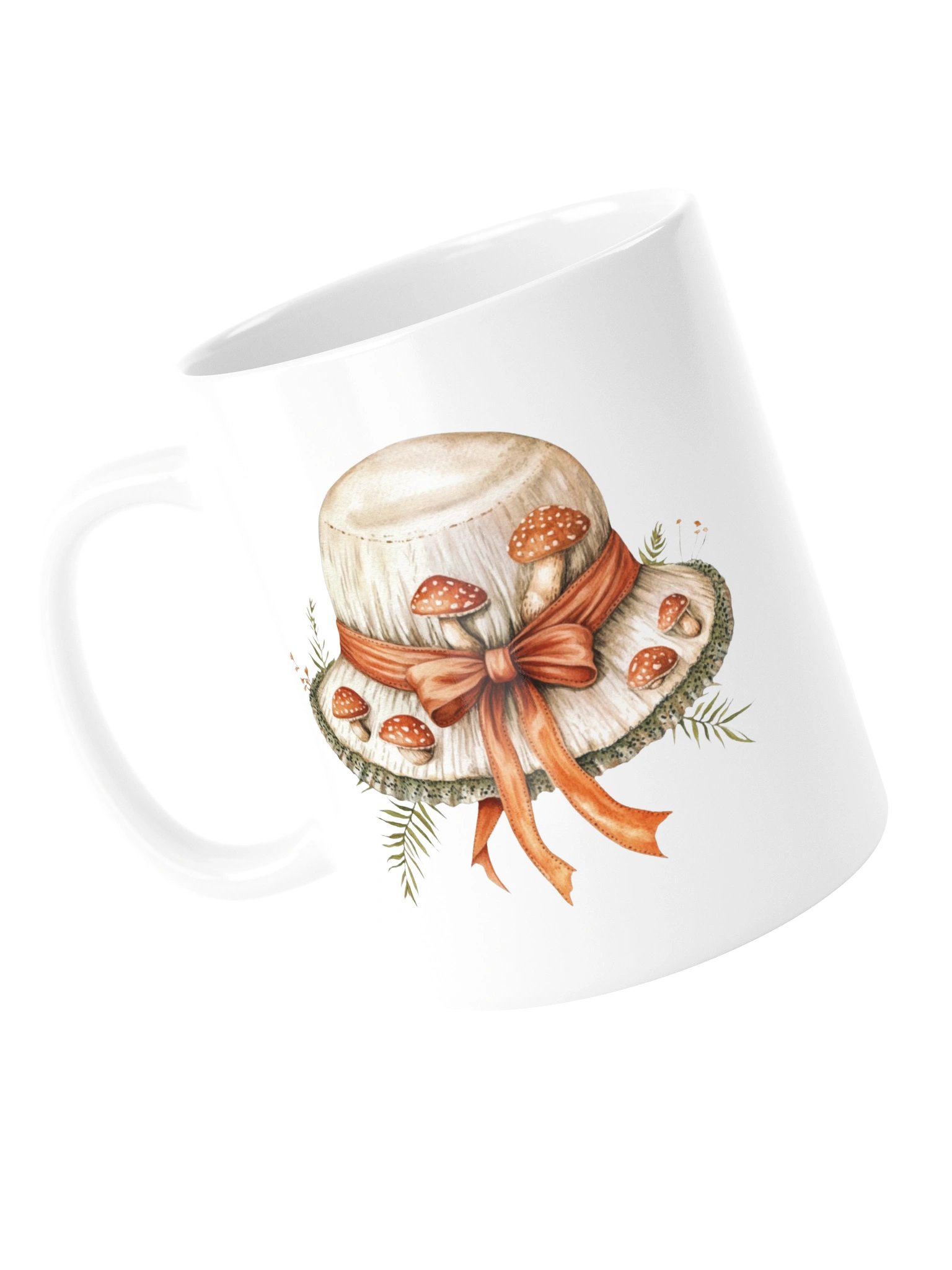 Sage & Ribbon Hat Mug — The Quiet Parlor Collection product image (6)