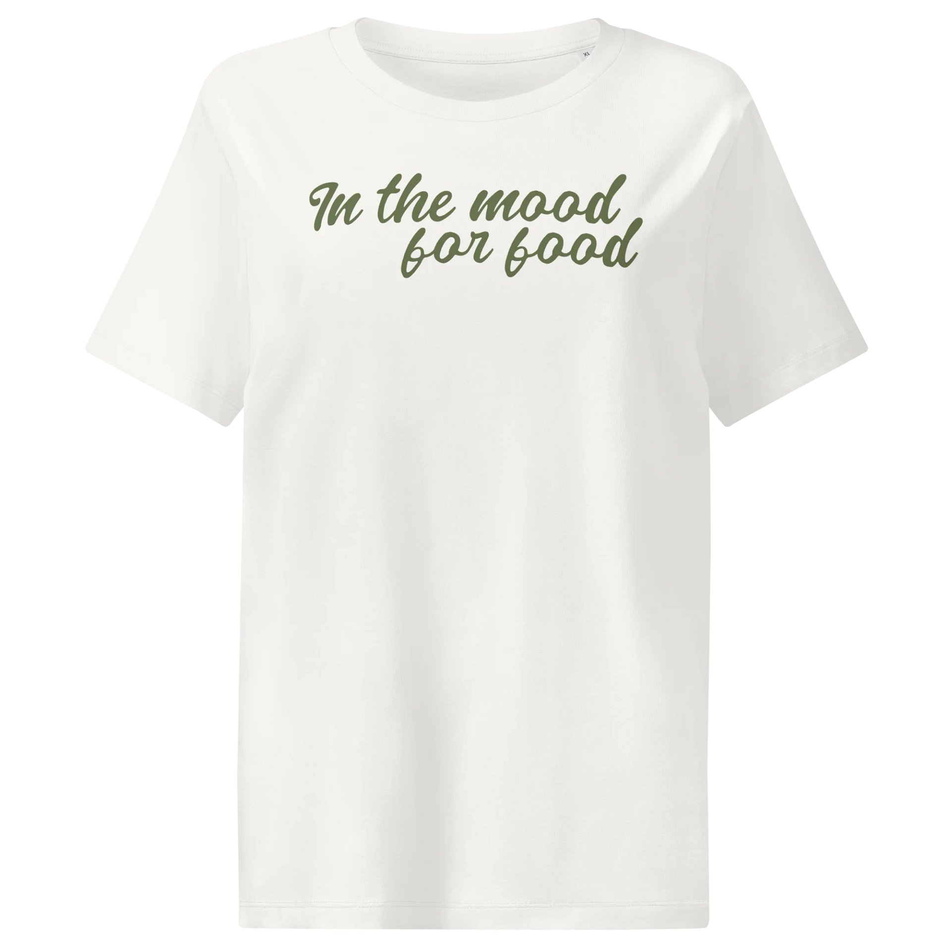 In The Mood For Food – Organic Women’s Tee – Olive product image (1)