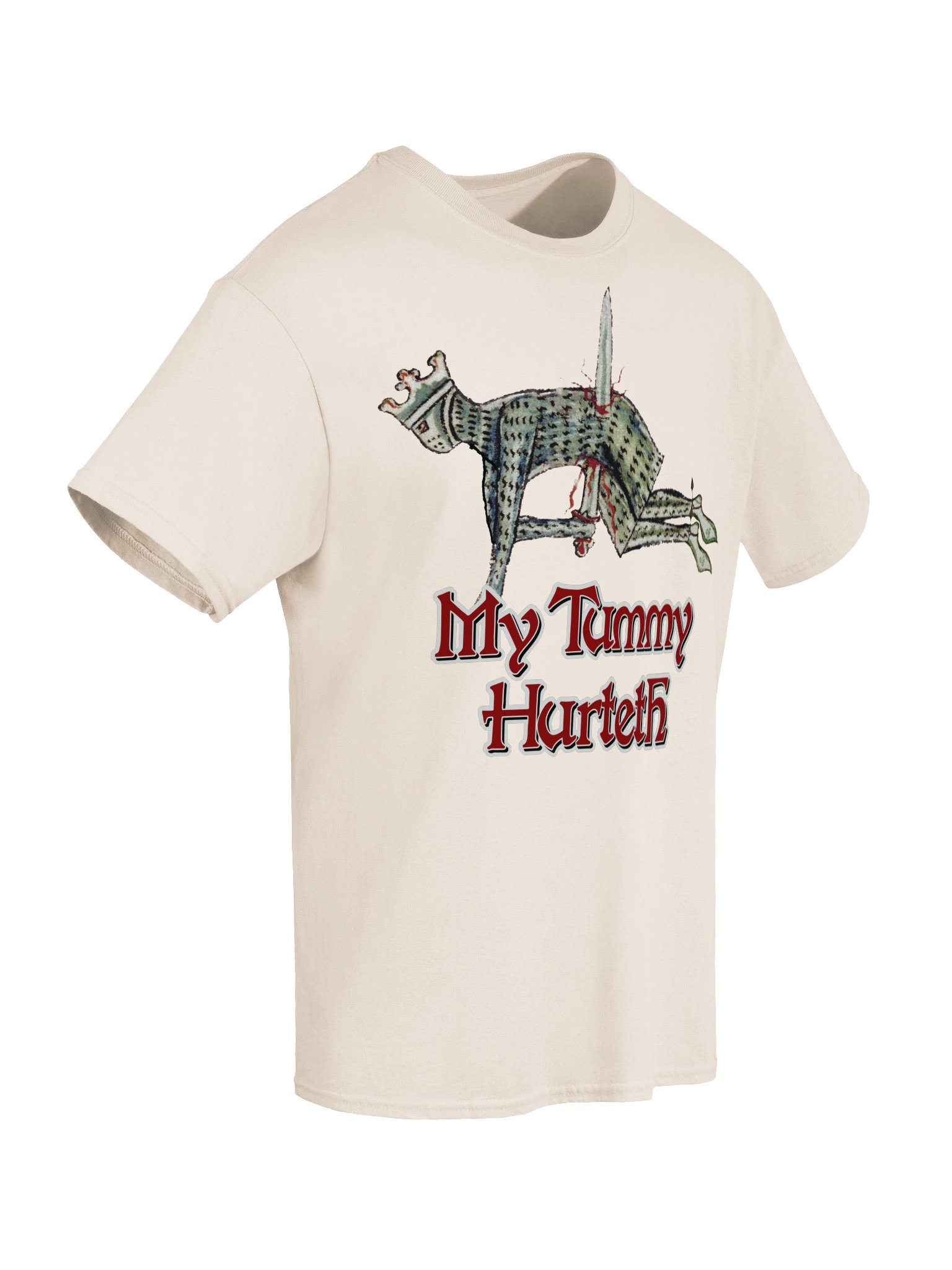 My Tummy Hurteth - Medieval Knight T-shirt product image (86)