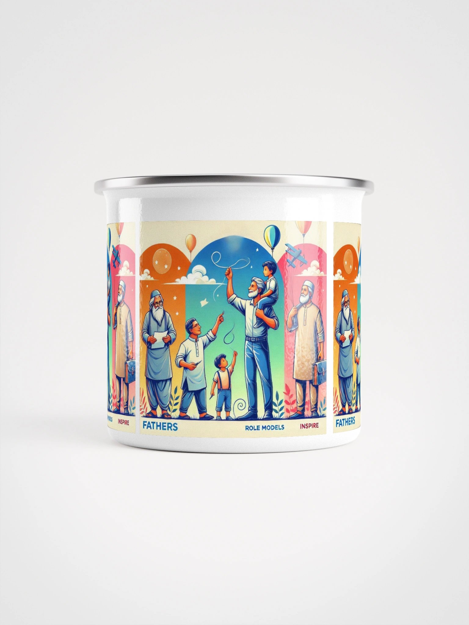 Dad's Adventure Enamel Mug product image (2)