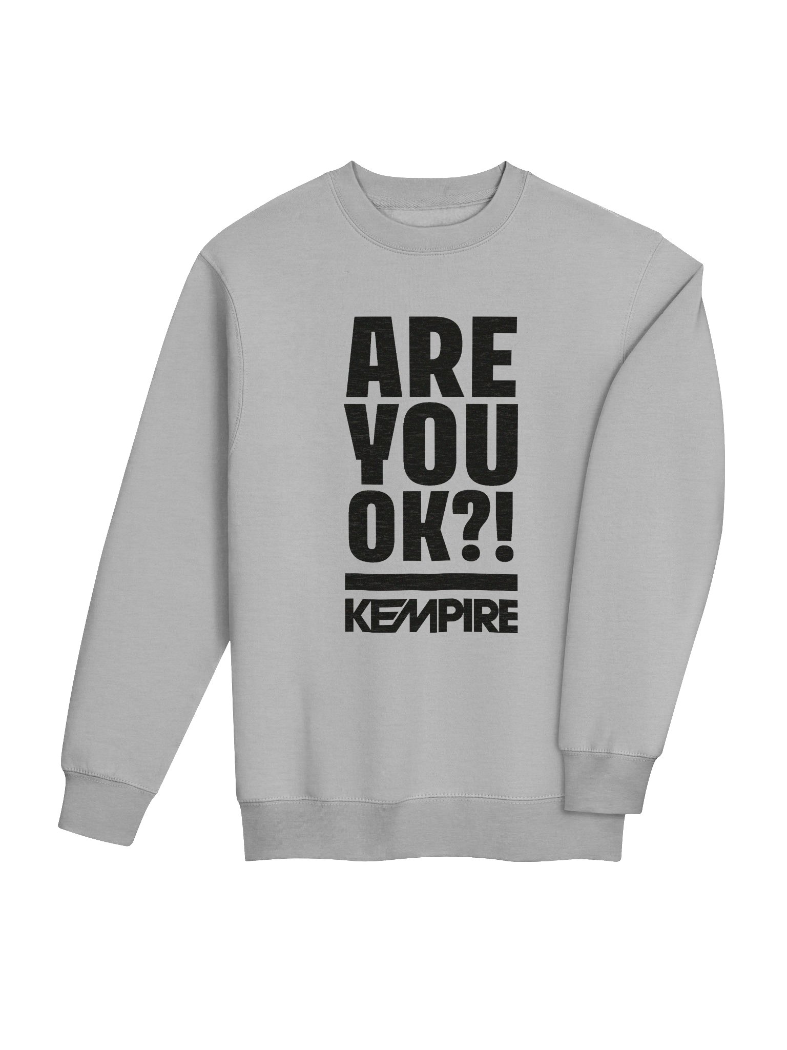 Are You Ok?! Crewneck Sweatshirt (Black) product image (11)
