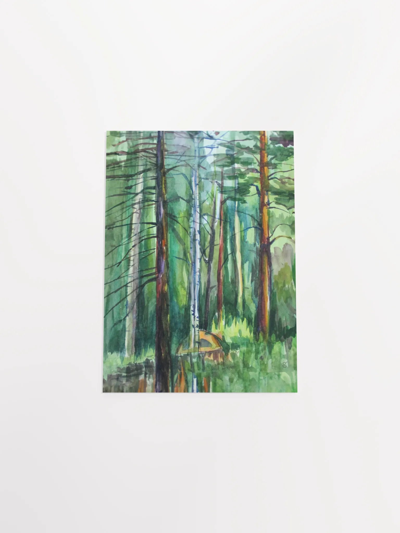 Enchanted Forest Impressions Poster - Forest Scene product image (7)