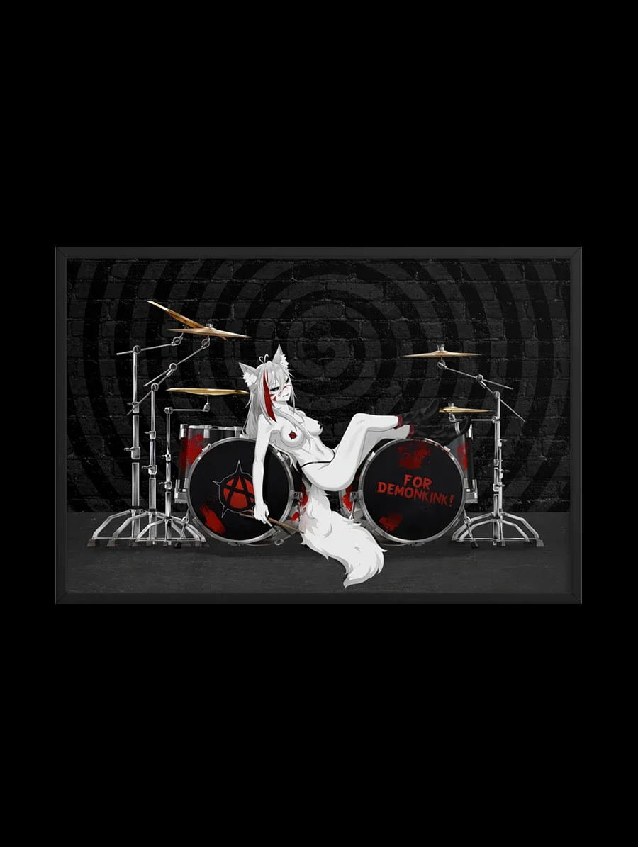 Drums and Chill 24"x36" Framed Giclée Print product image (1)
