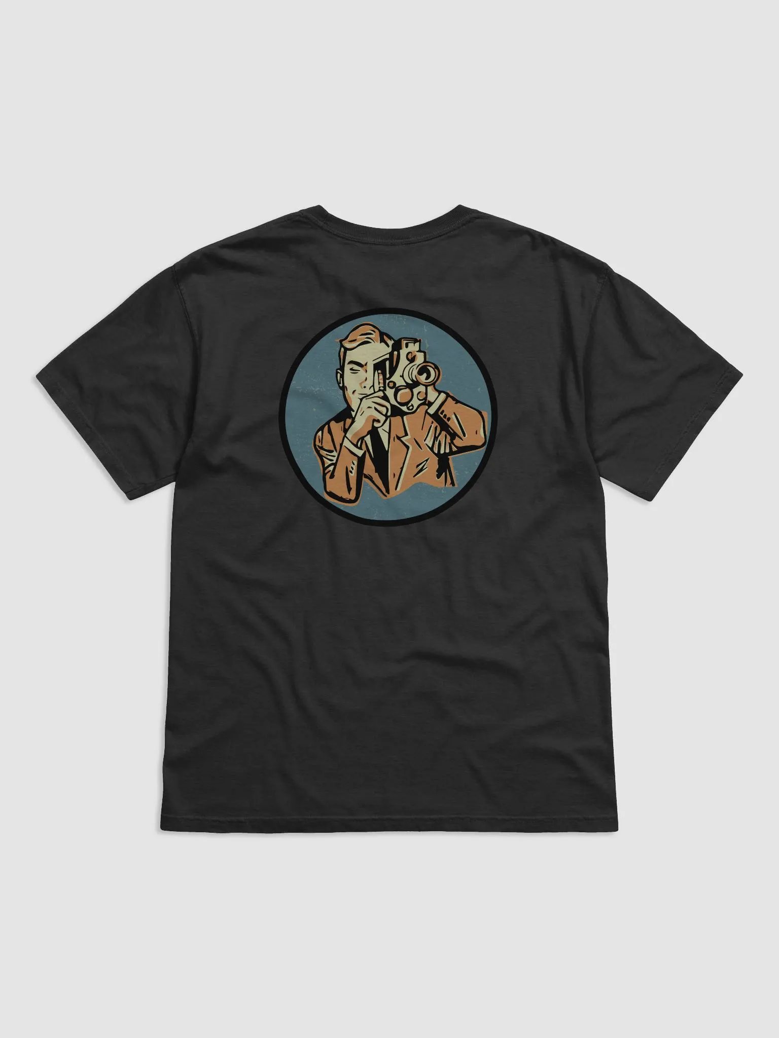 Video Like a Dad Tee - Logo on BACK product image (9)