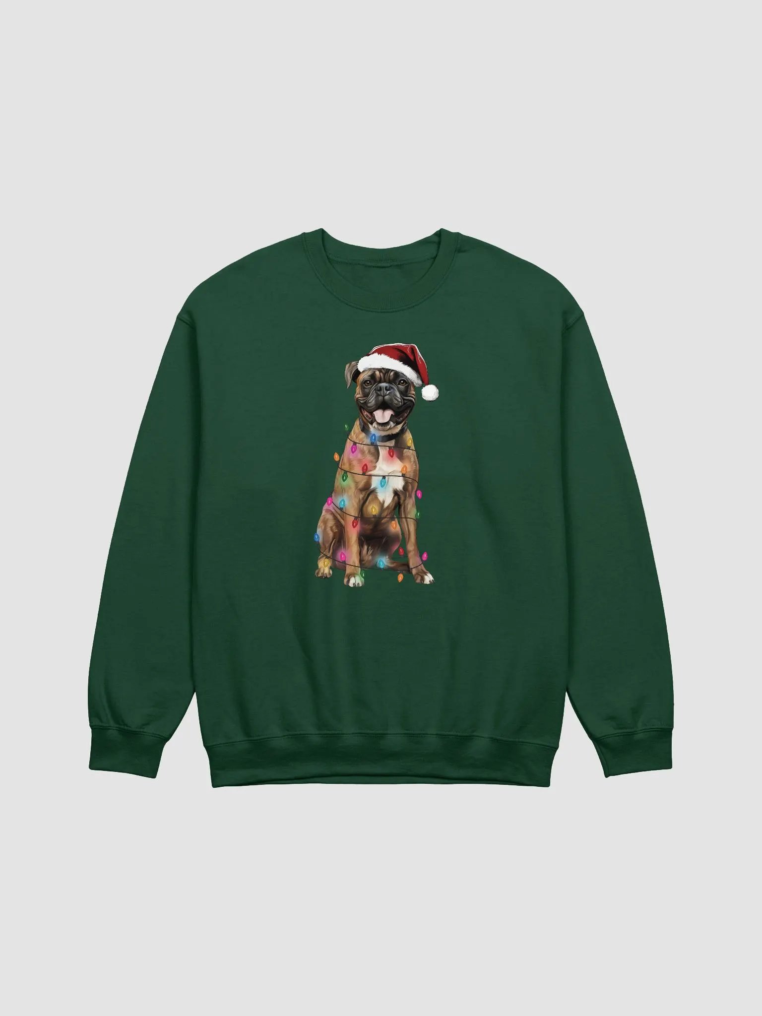 Funny Boxer(Brindle) Christmas Sweatshirt for Boxer Paw-rents product image (8)
